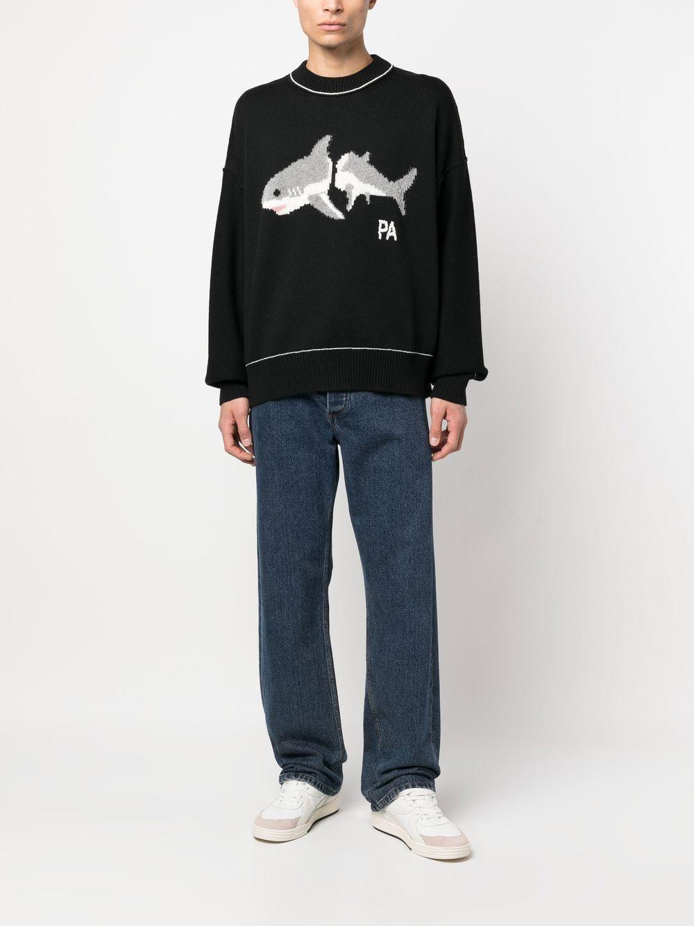 embroit virgin wool jumper Product Image