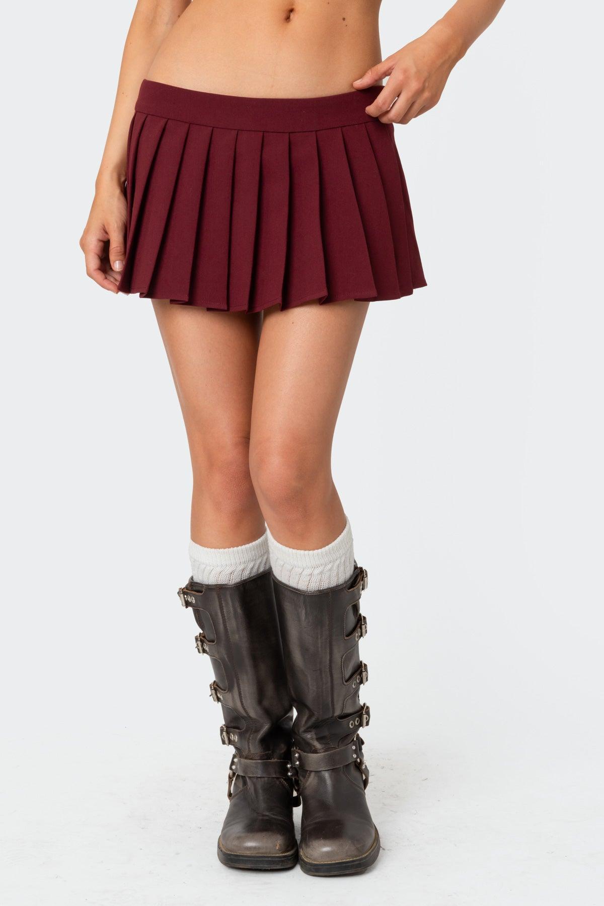Kristen Pleated Mini Skort Product Image