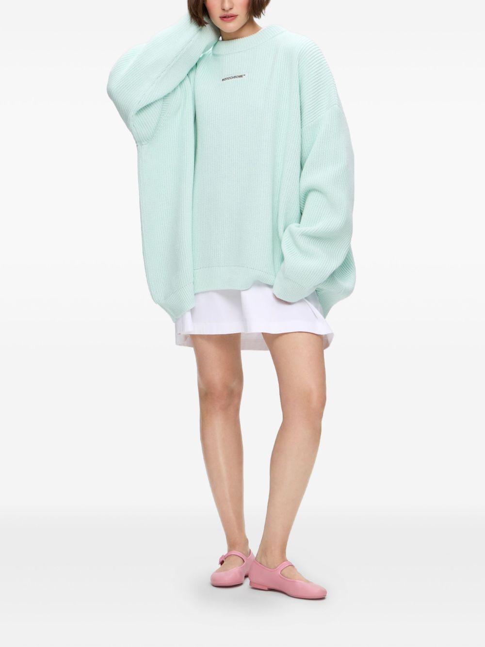 ribbed crew-neck sweater Product Image