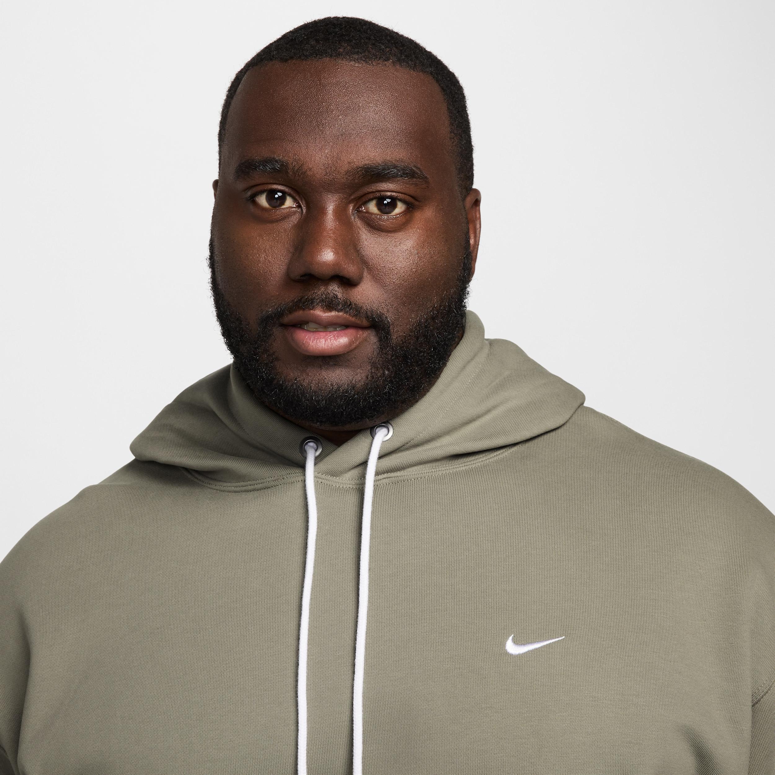 Nike Men's Solo Swoosh Fleece Pullover Hoodie Product Image