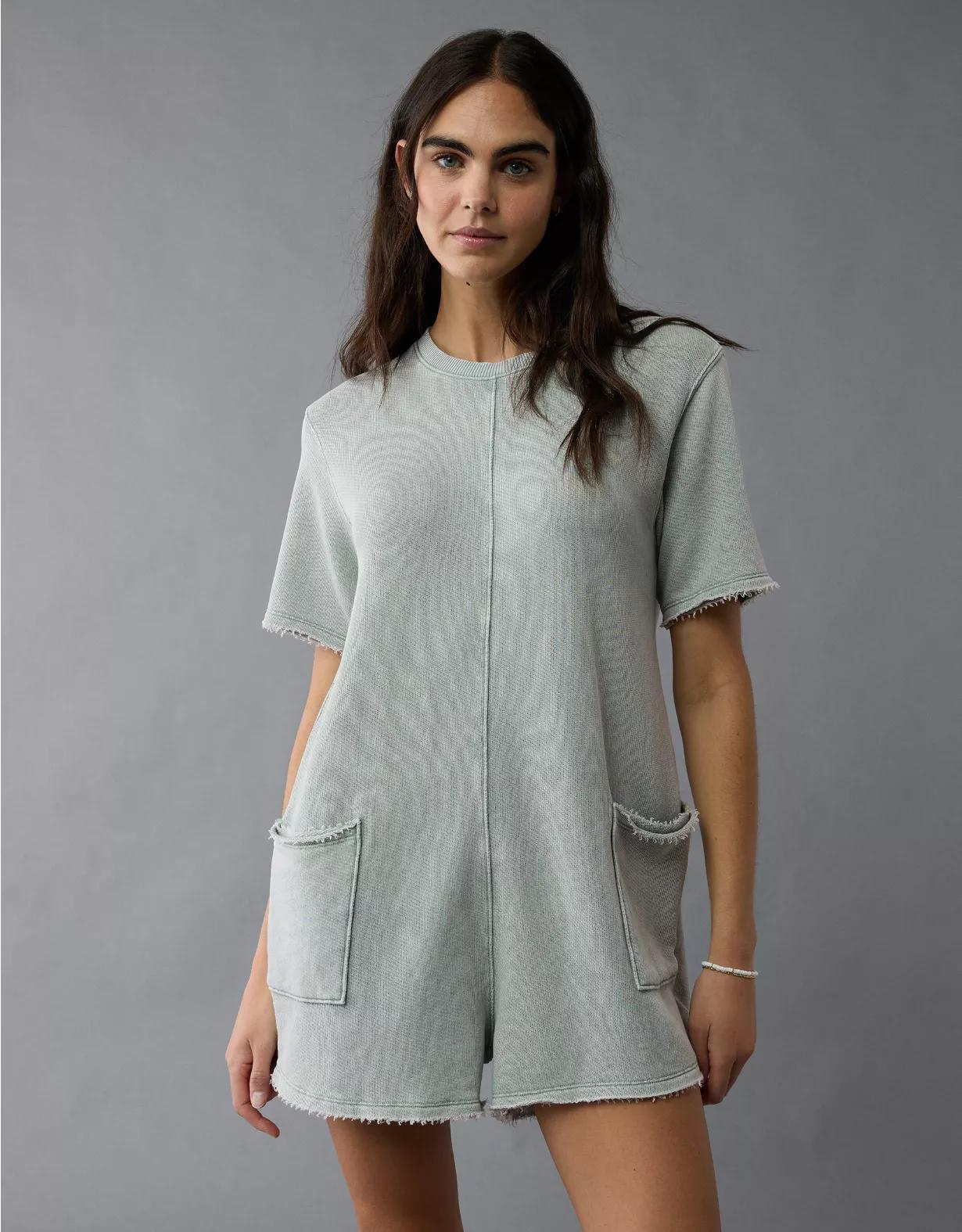 AE Saltwash Relaxed T-Shirt Romper Product Image