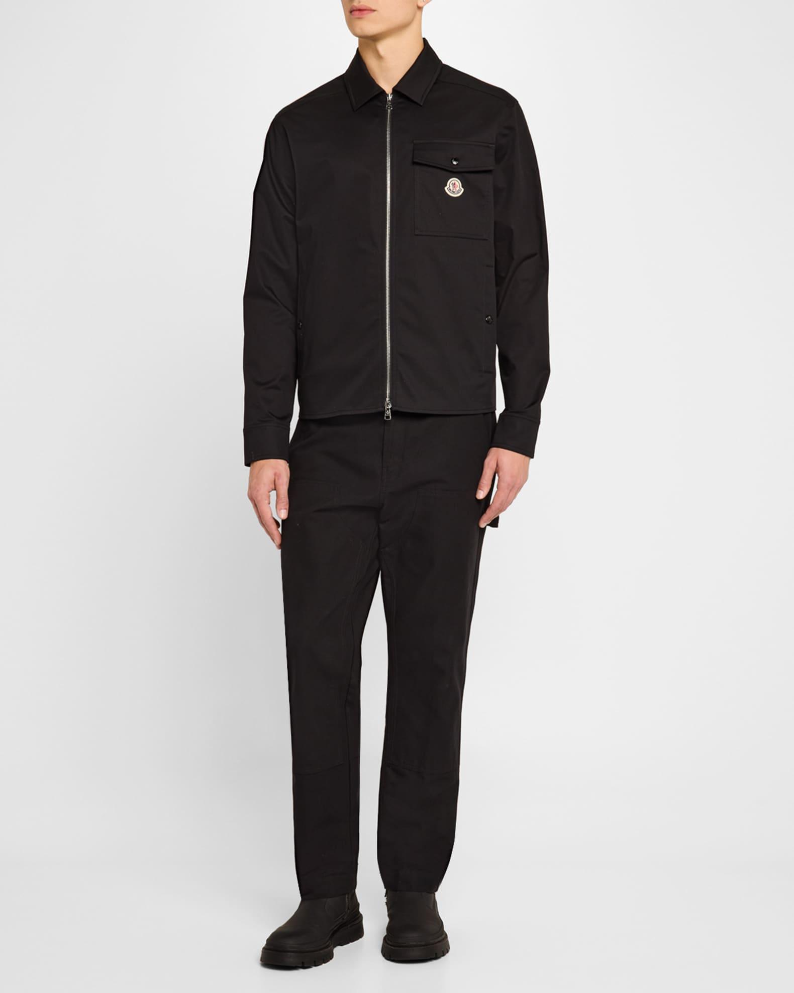 Men's Full-Zip Twill Overshirt Product Image