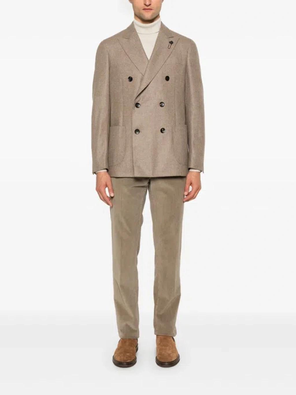 PT TORINO Corduroy Trousers In Brown Product Image
