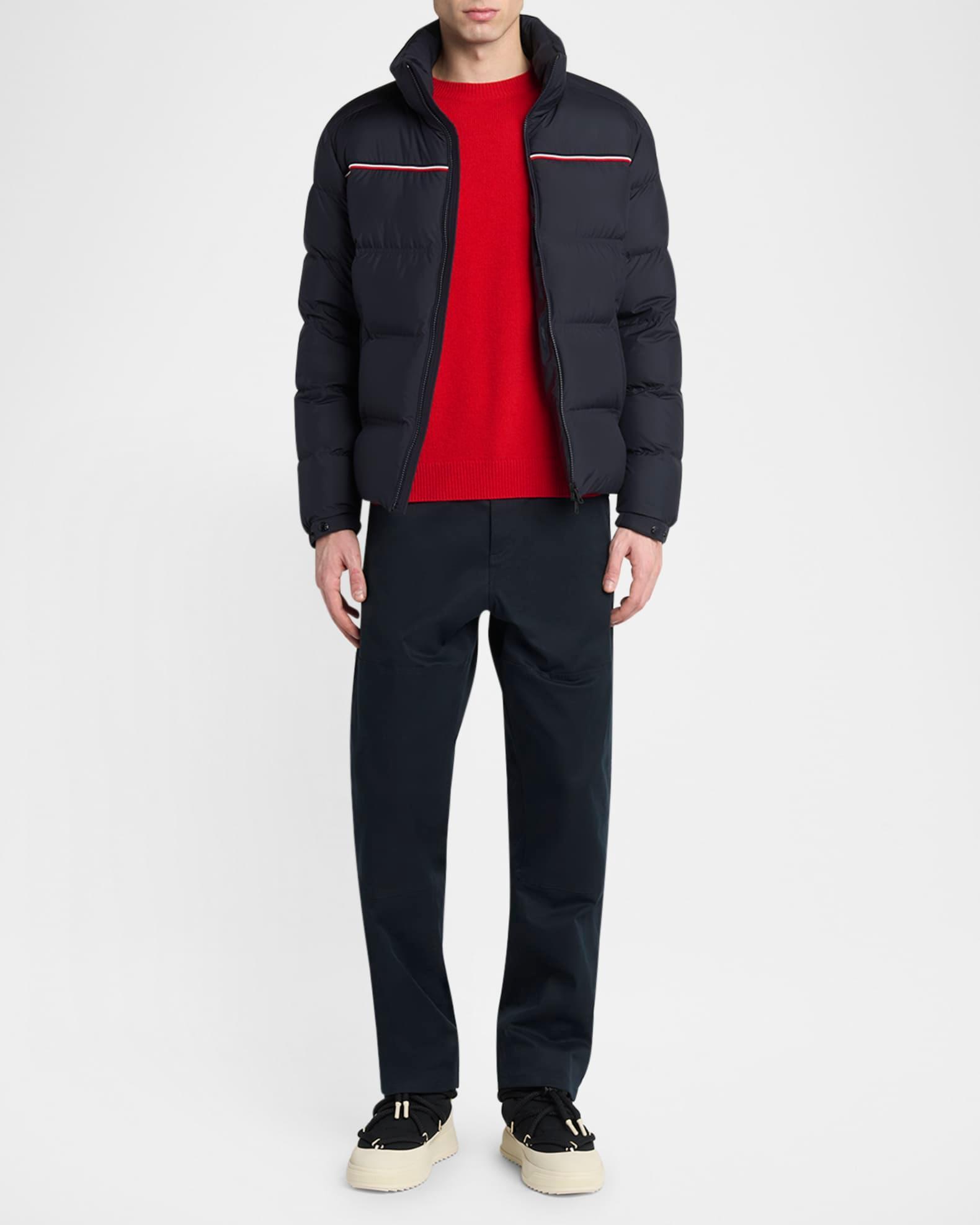 Men's Bouvaque Tricolor-Trim Down Jacket Product Image