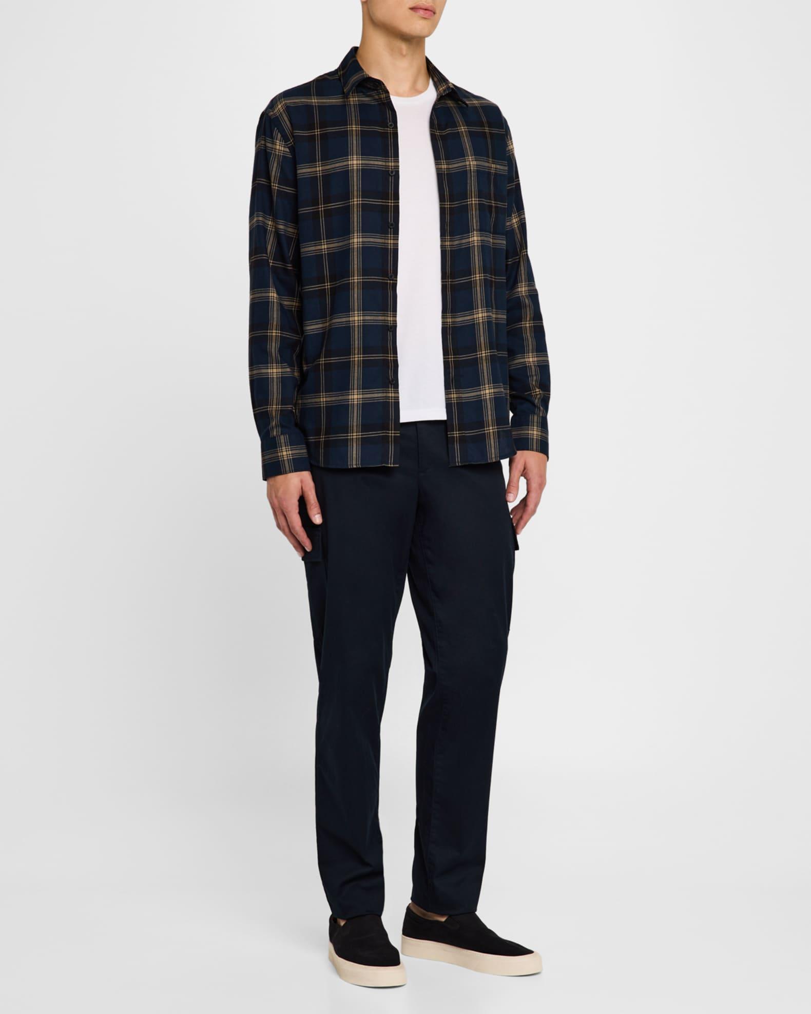 Mens Terrance Plaid Sport Shirt Product Image