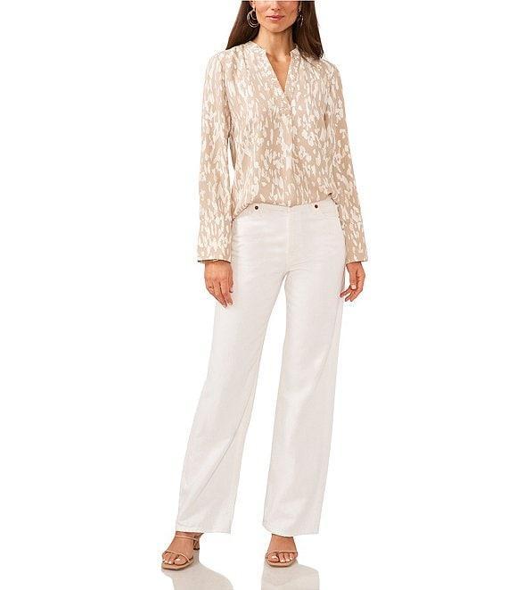 Vince Camuto V-Neck Long Sleeve Blouse Product Image