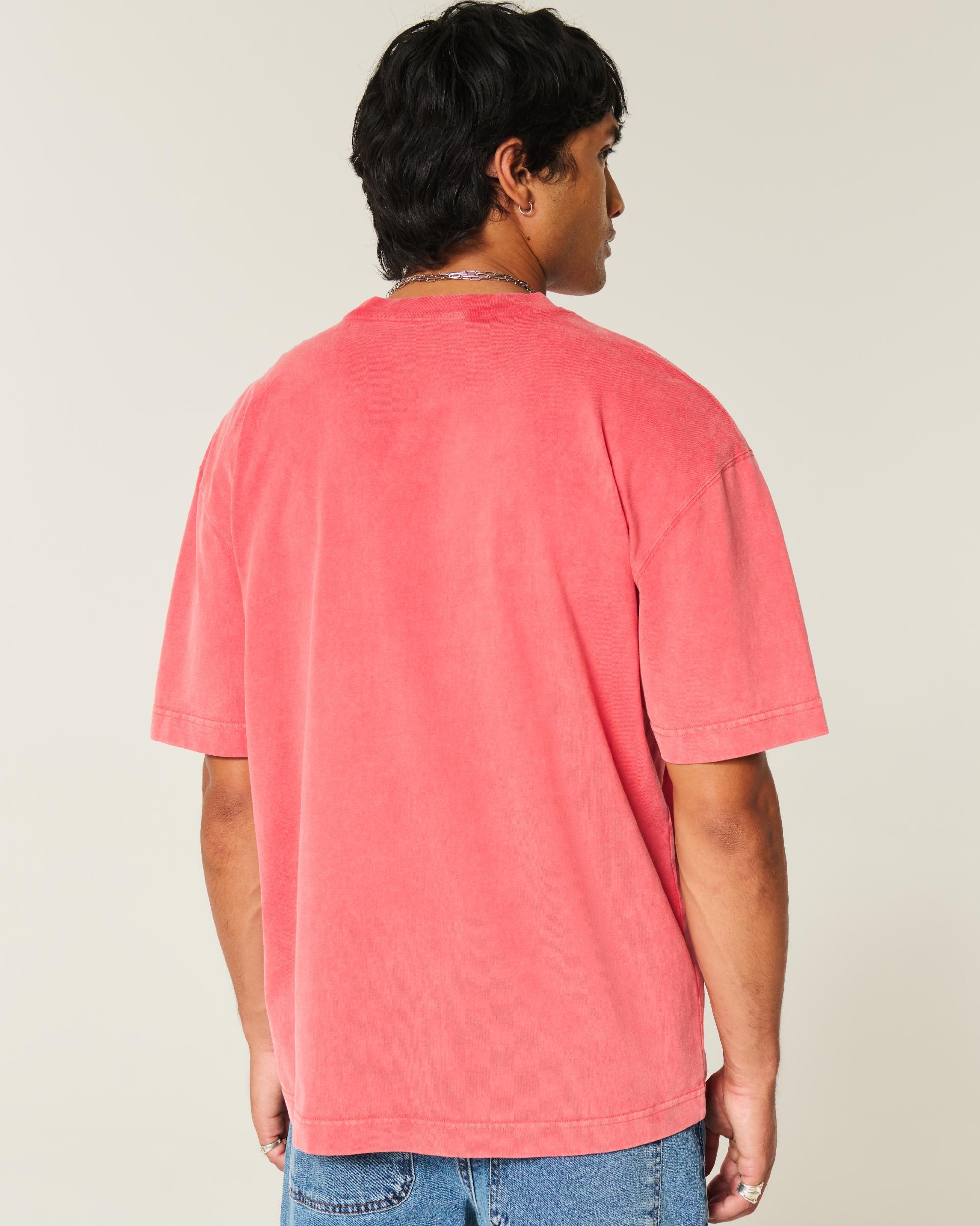 Boxy Heavyweight Washed Crew T-Shirt Product Image