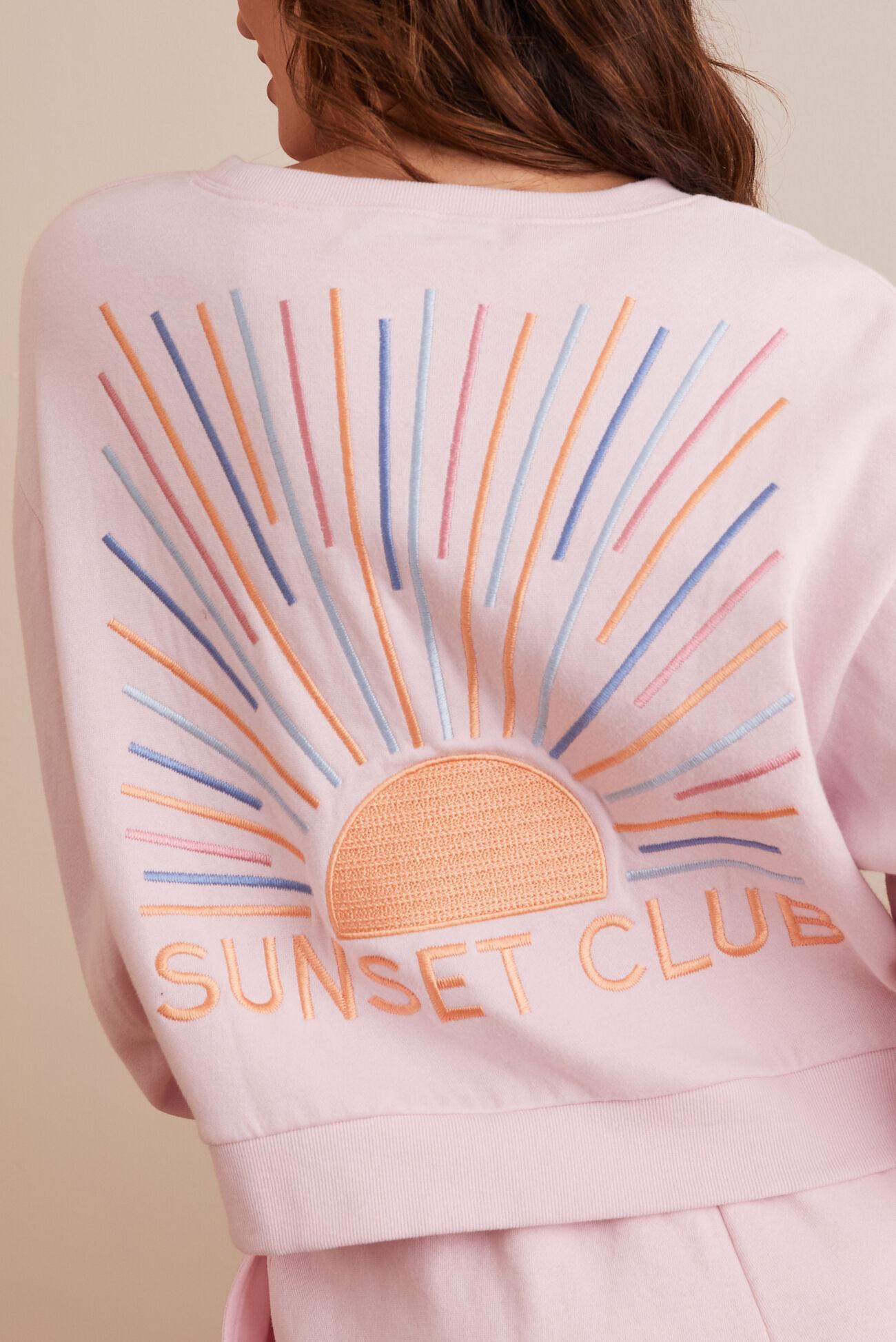 Sunset Club Embroidered Sweatshirt Product Image
