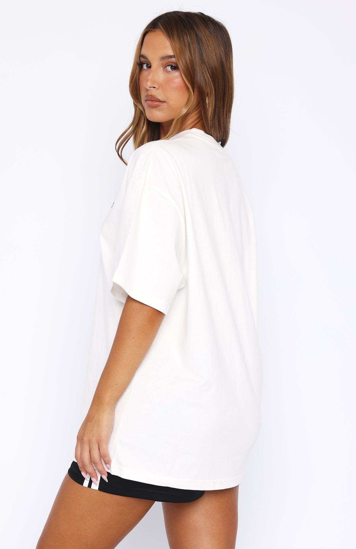 Core Classic Oversized Tee White Product Image
