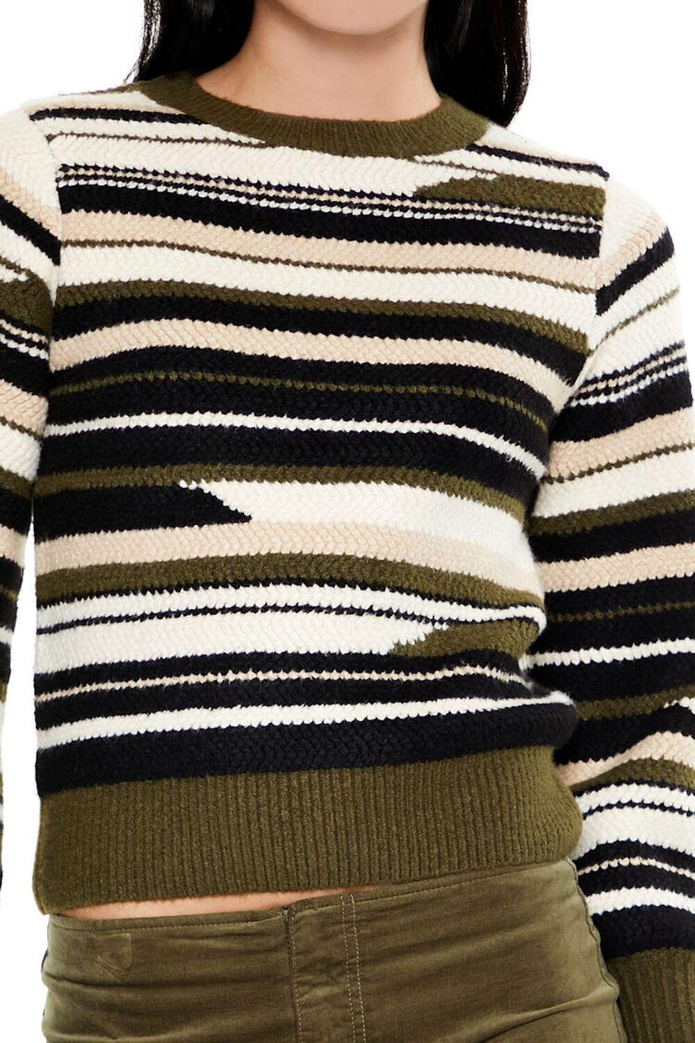 Abstract Striped Sweater | Forever 21 Product Image