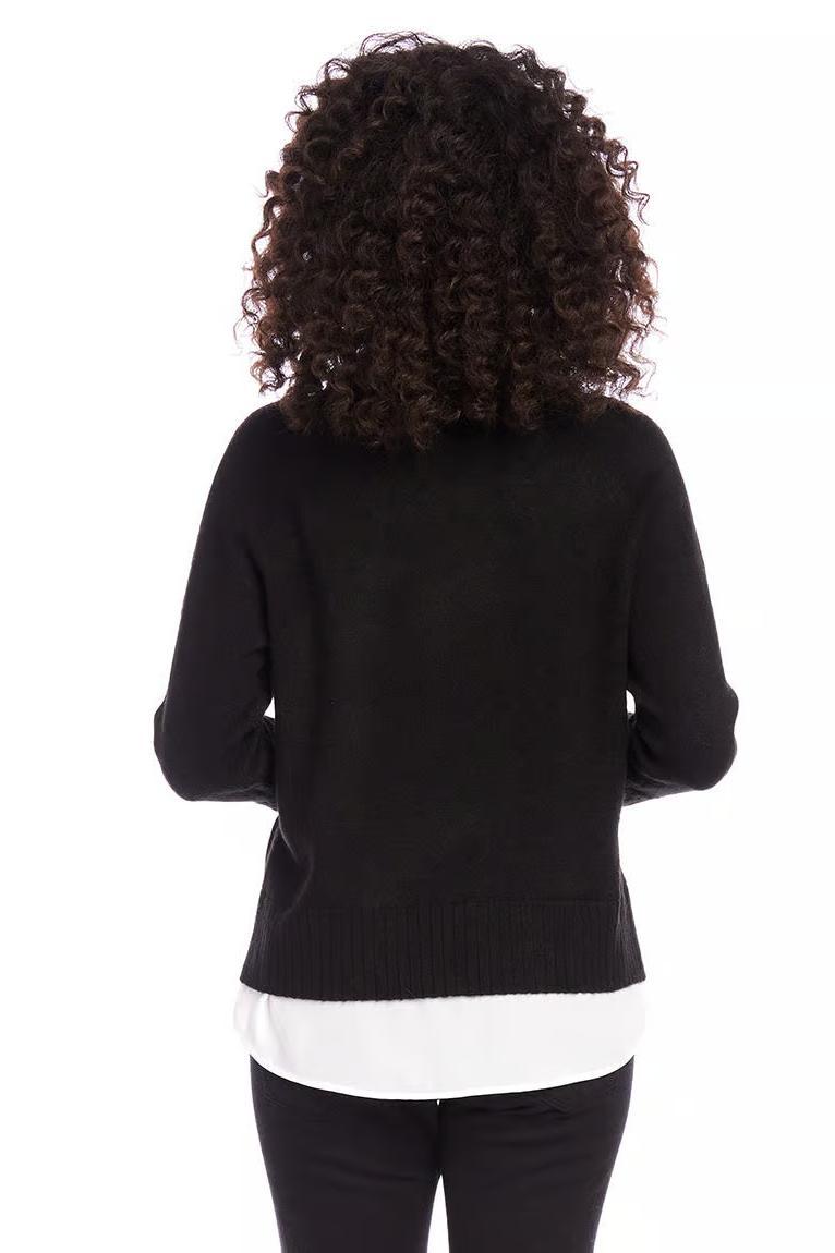 Layered Turtleneck Sweater Product Image