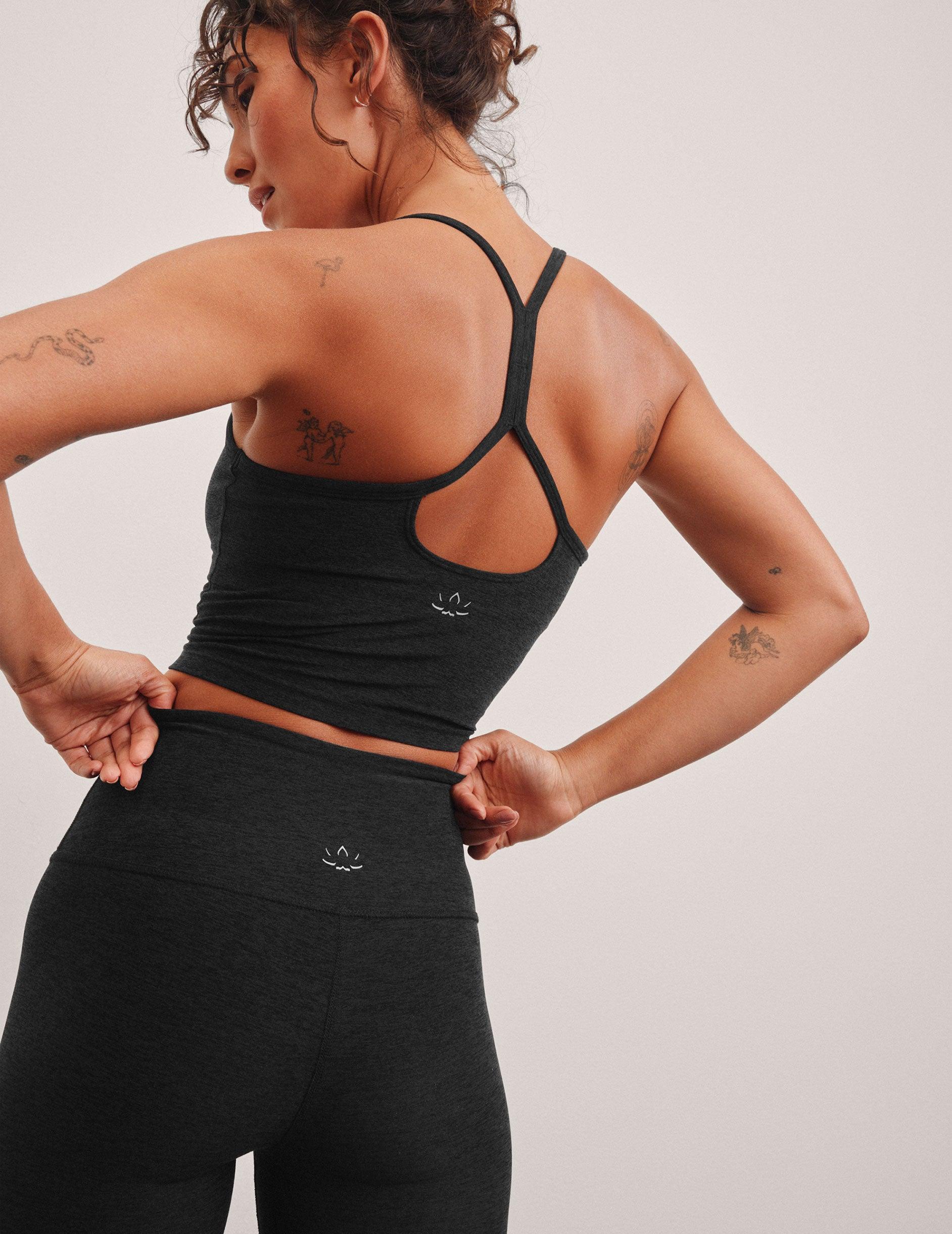 Spacedye Slim Racerback Cropped Tank Product Image