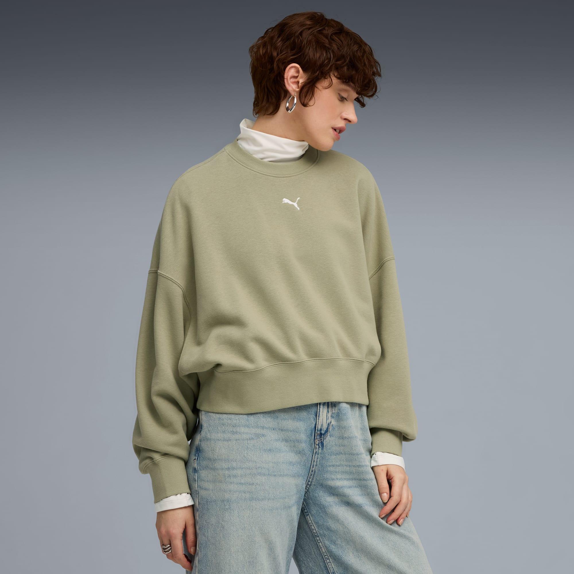 Wardrobe Essentials Women's Oversized Crew Sweatshirt Product Image