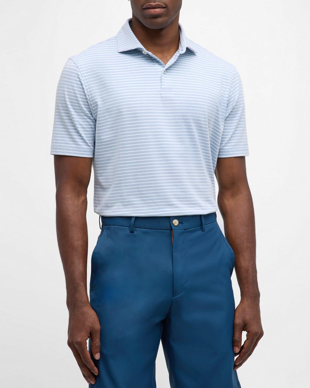 Men's Albatross Stripe Polo Shirt Product Image