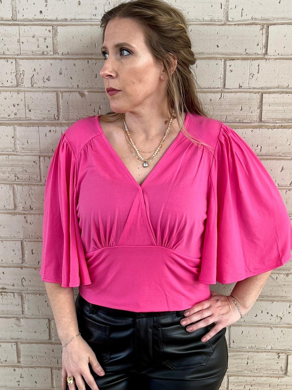 Pink Sassy Bell Top* Product Image