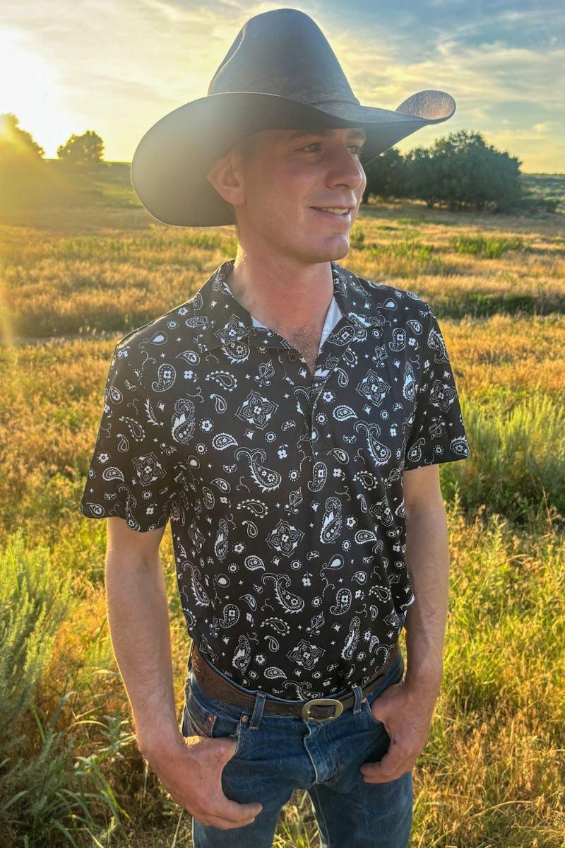 MENS Sterling Kreek Bandana Country Polo Male Product Image