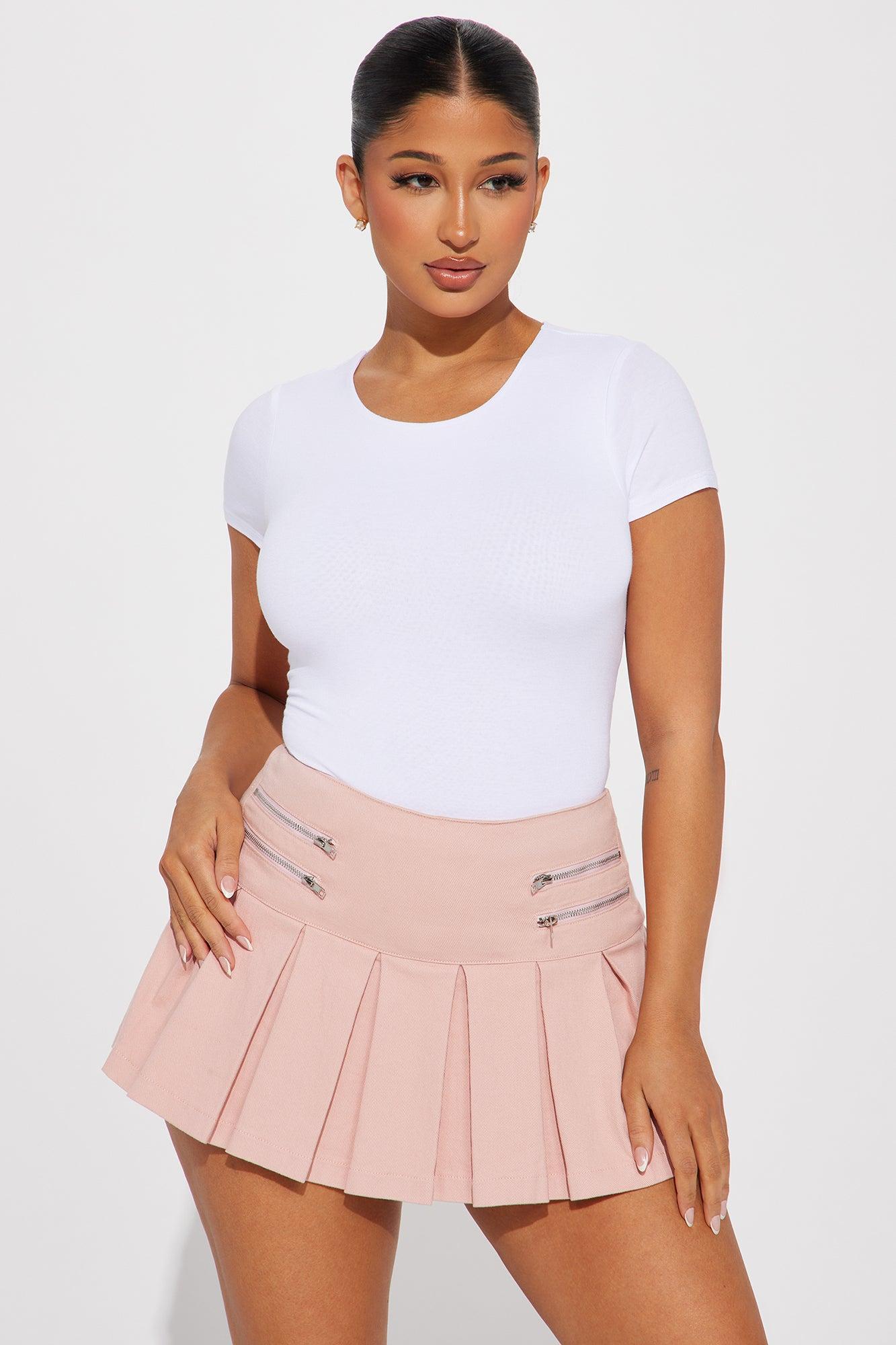 Samara Double Layered Bodysuit - White Product Image