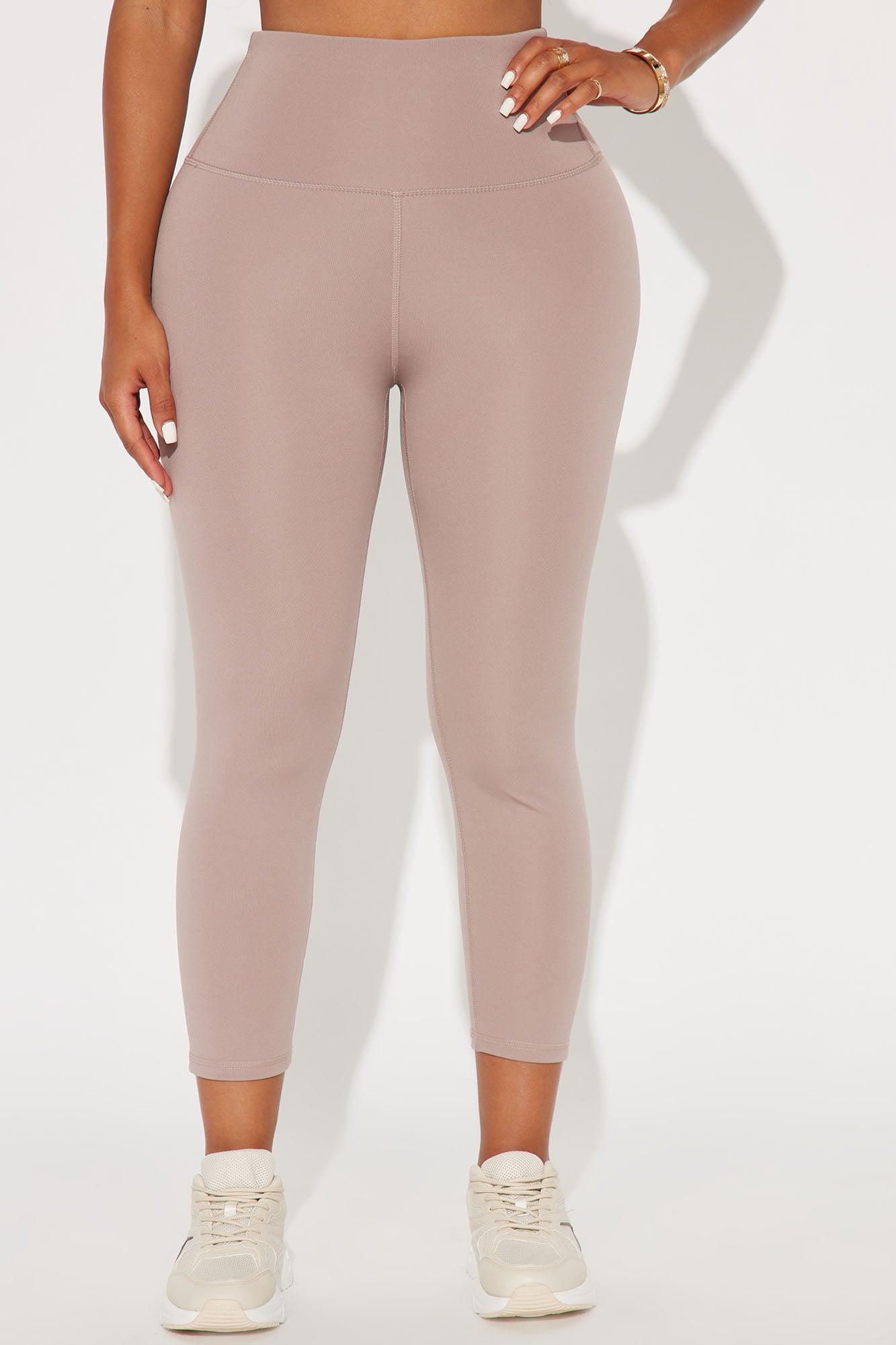 The Best Stretch Active Capri Legging - Mocha Product Image