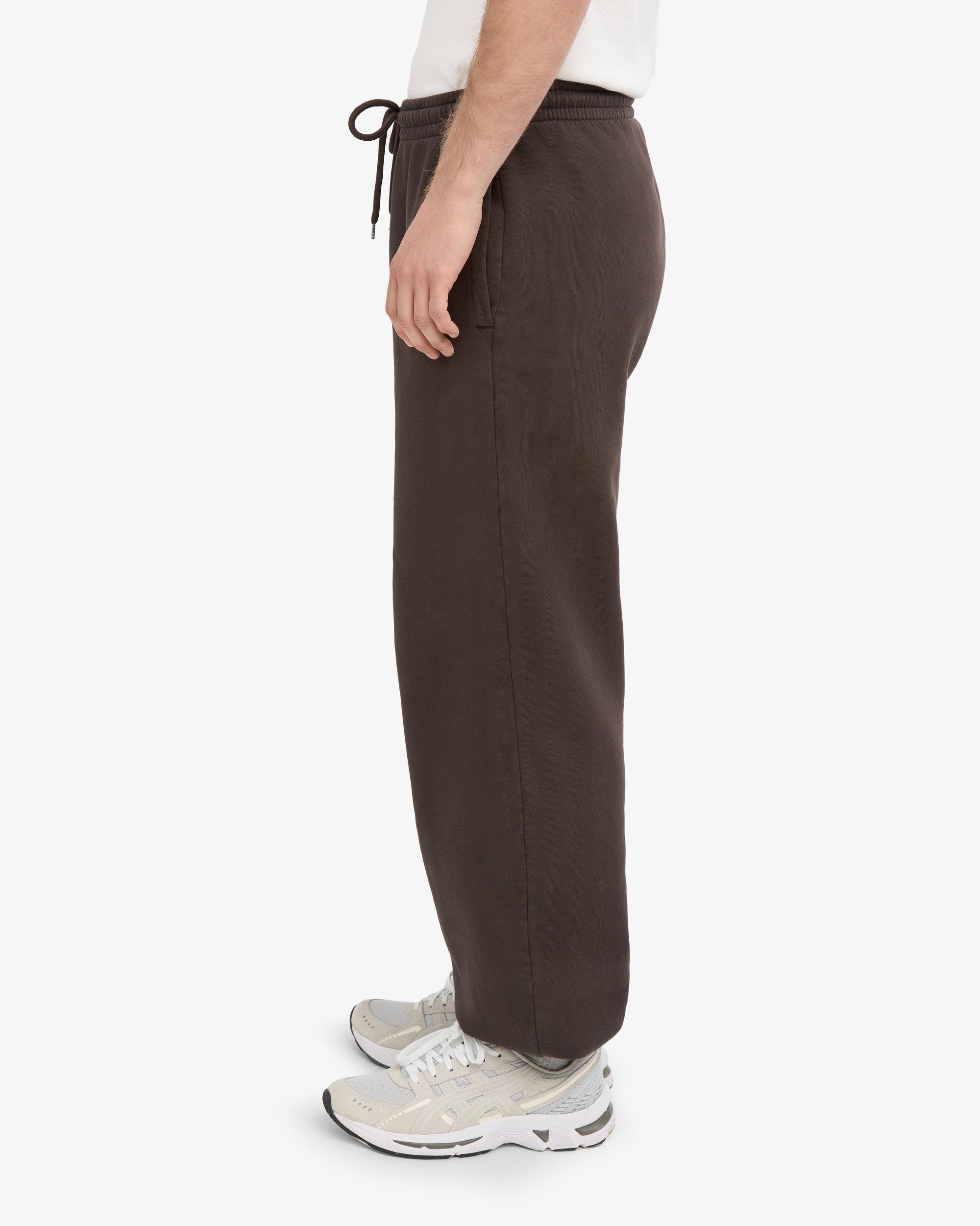 Organic Relaxed Sweatpants - Coffee Brown Product Image