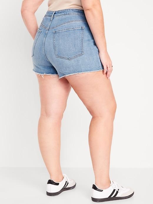 High-Waisted OG Jean Shorts -- 3-inch inseam Product Image
