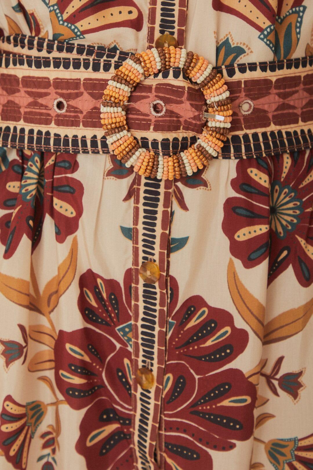 Cream Riad Mini Dress Product Image