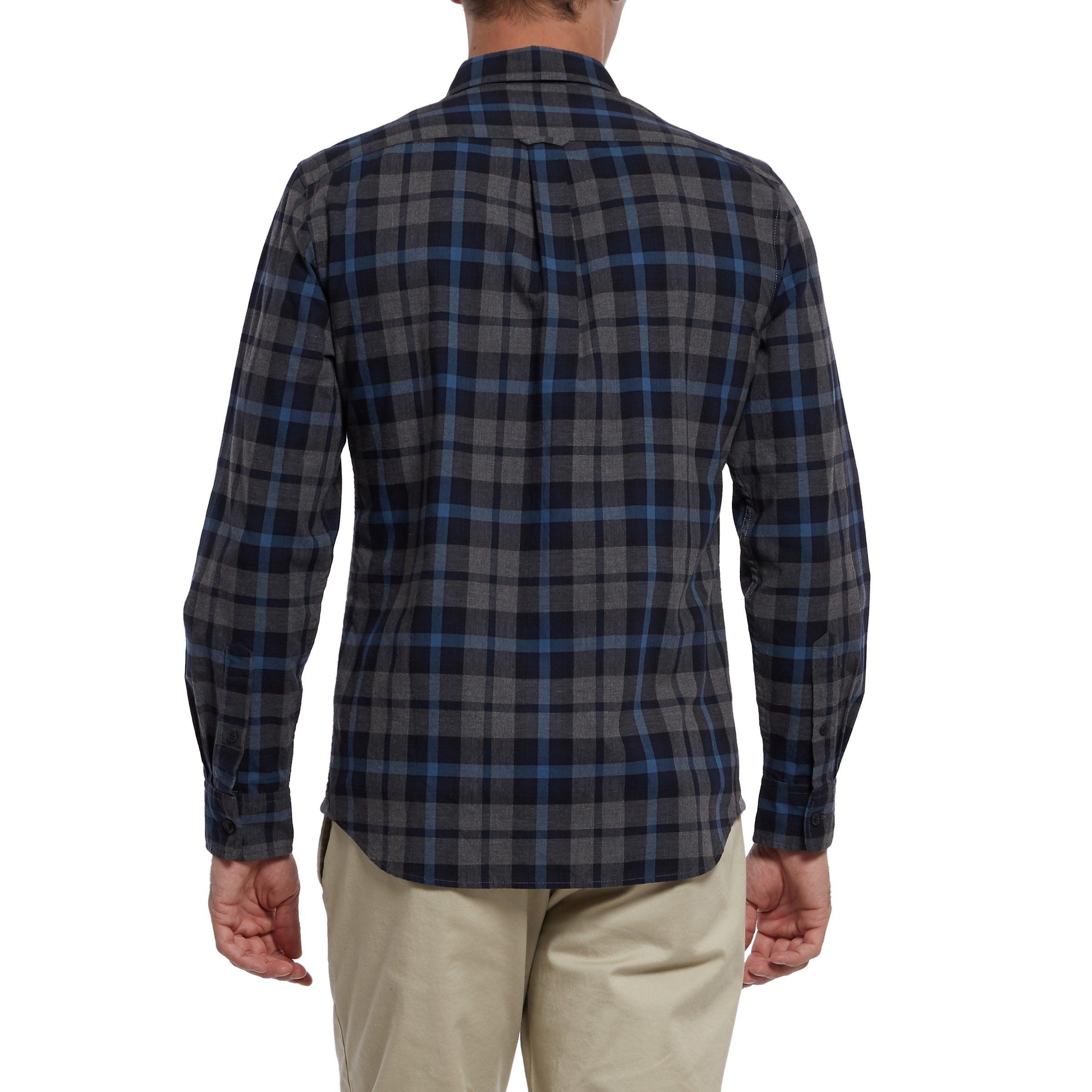 Heath Heather Poplin Shirt - Gray Navy Blue (Final Sale)* Product Image