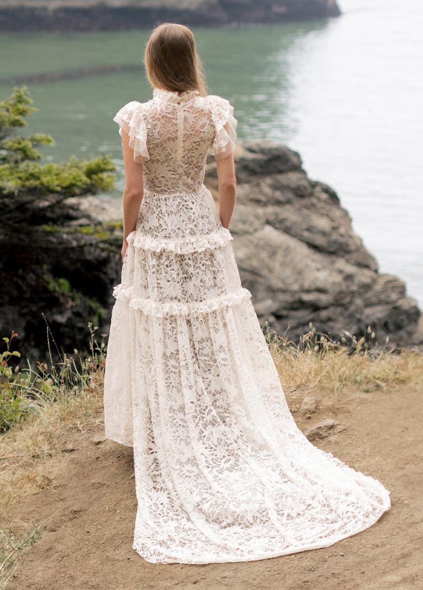 Allegra Impact Dress in Cream Female Product Image