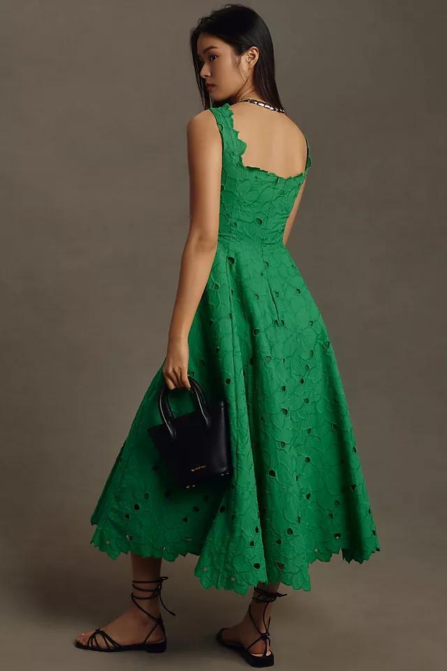 Mac Duggal Sleeveless A-Line Midi Dress Product Image