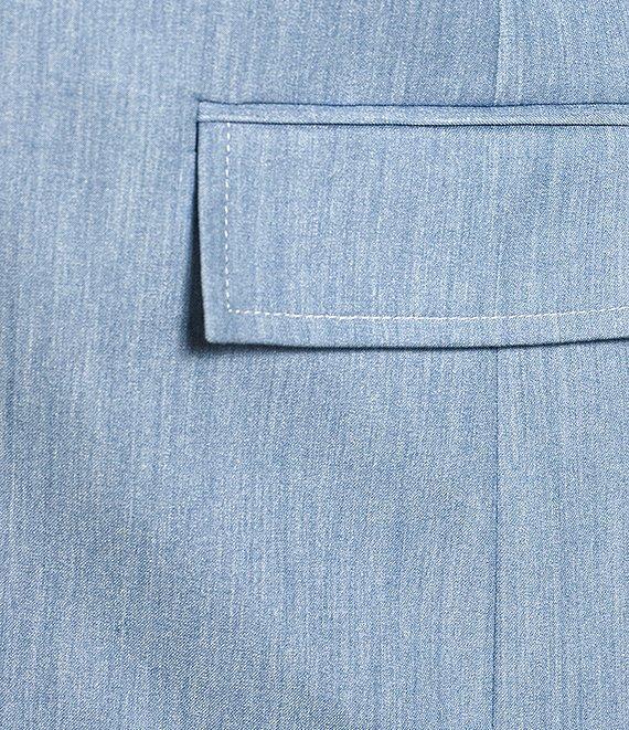 Calvin Klein Faux Denim 3/4 Sleeve Jacket Product Image