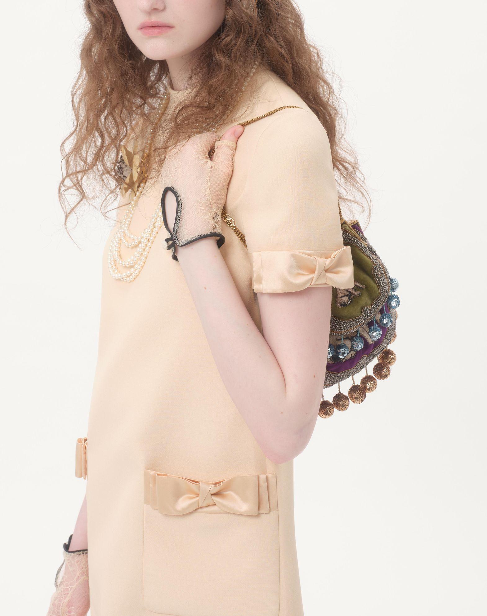 CREPE COUTURE SHORT DRESS  Product Image