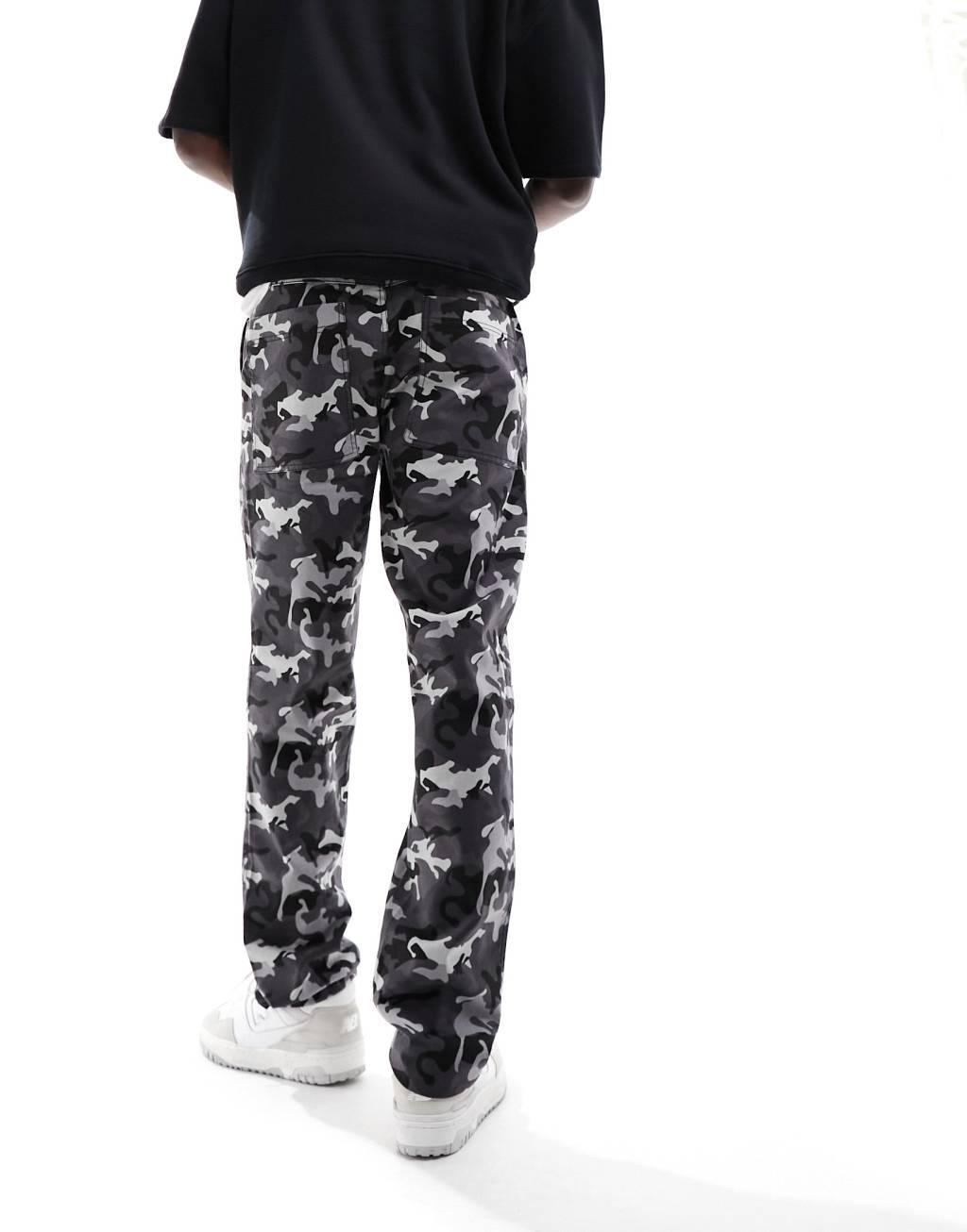 ASOS DESIGN straight fit chino pants Product Image