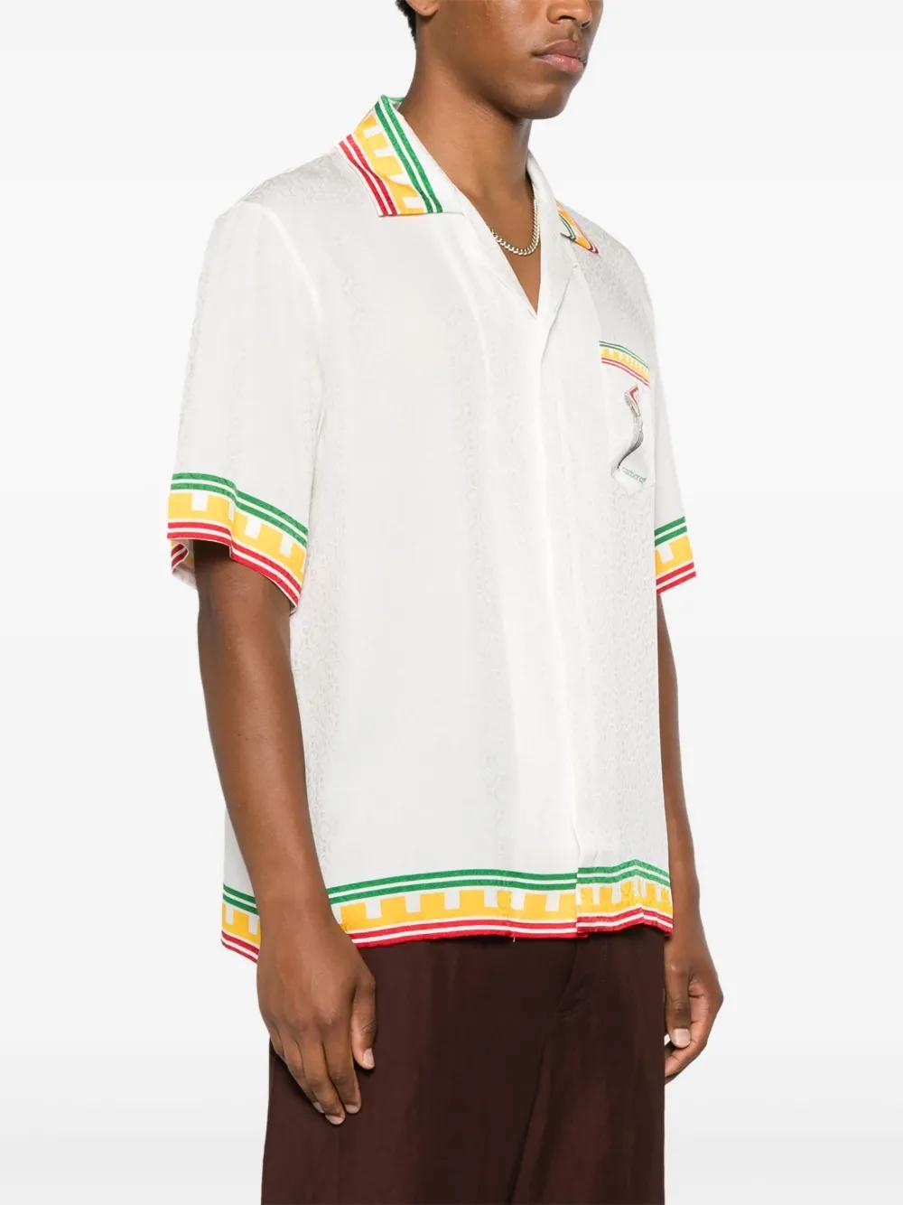 logo monogram pattern shirt Product Image