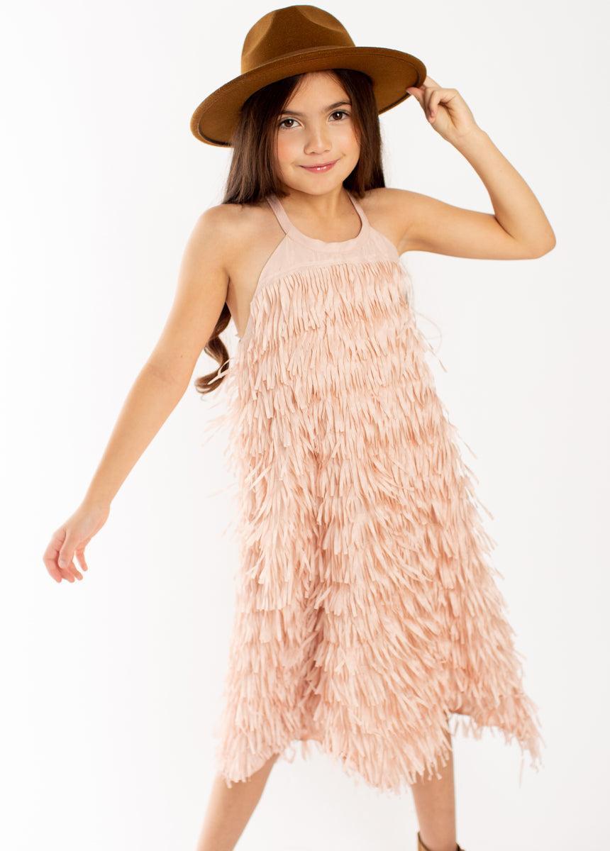 Caleo Dress in Blush Girls Product Image