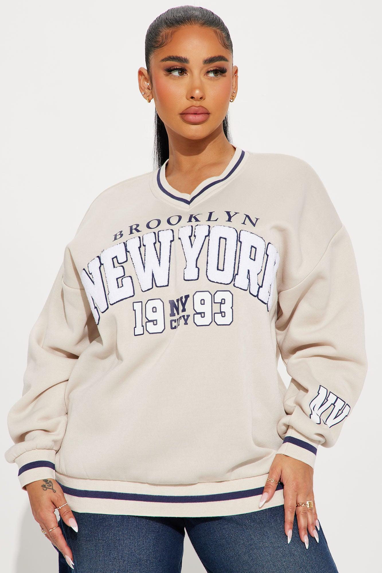 New York 1993 Sweatshirt - Beige Product Image