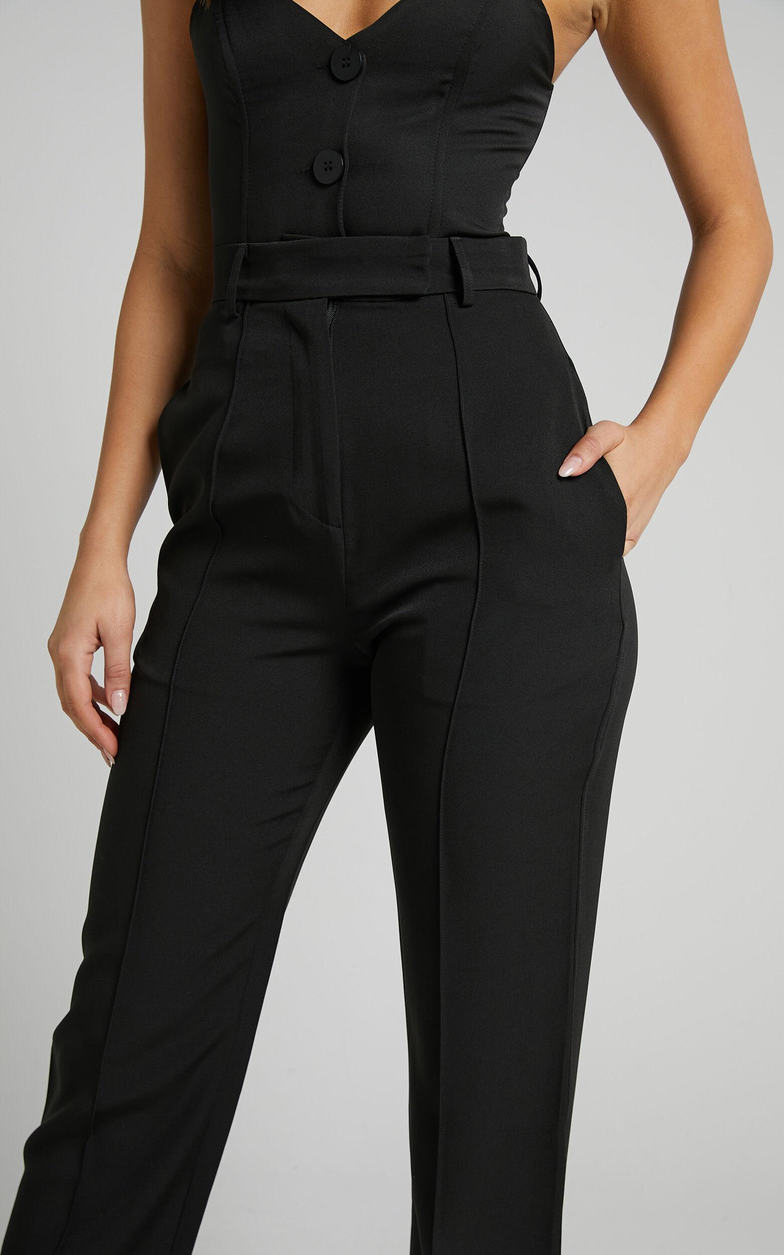 Rogers Pants - High Waisted Pants in Black Product Image