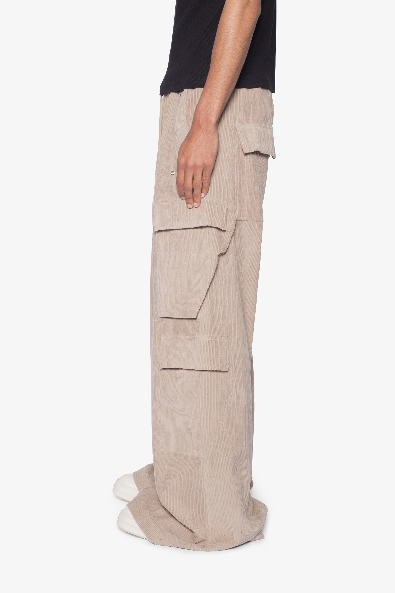 Corduroy Rave Double Cargo Pants - Khaki Product Image
