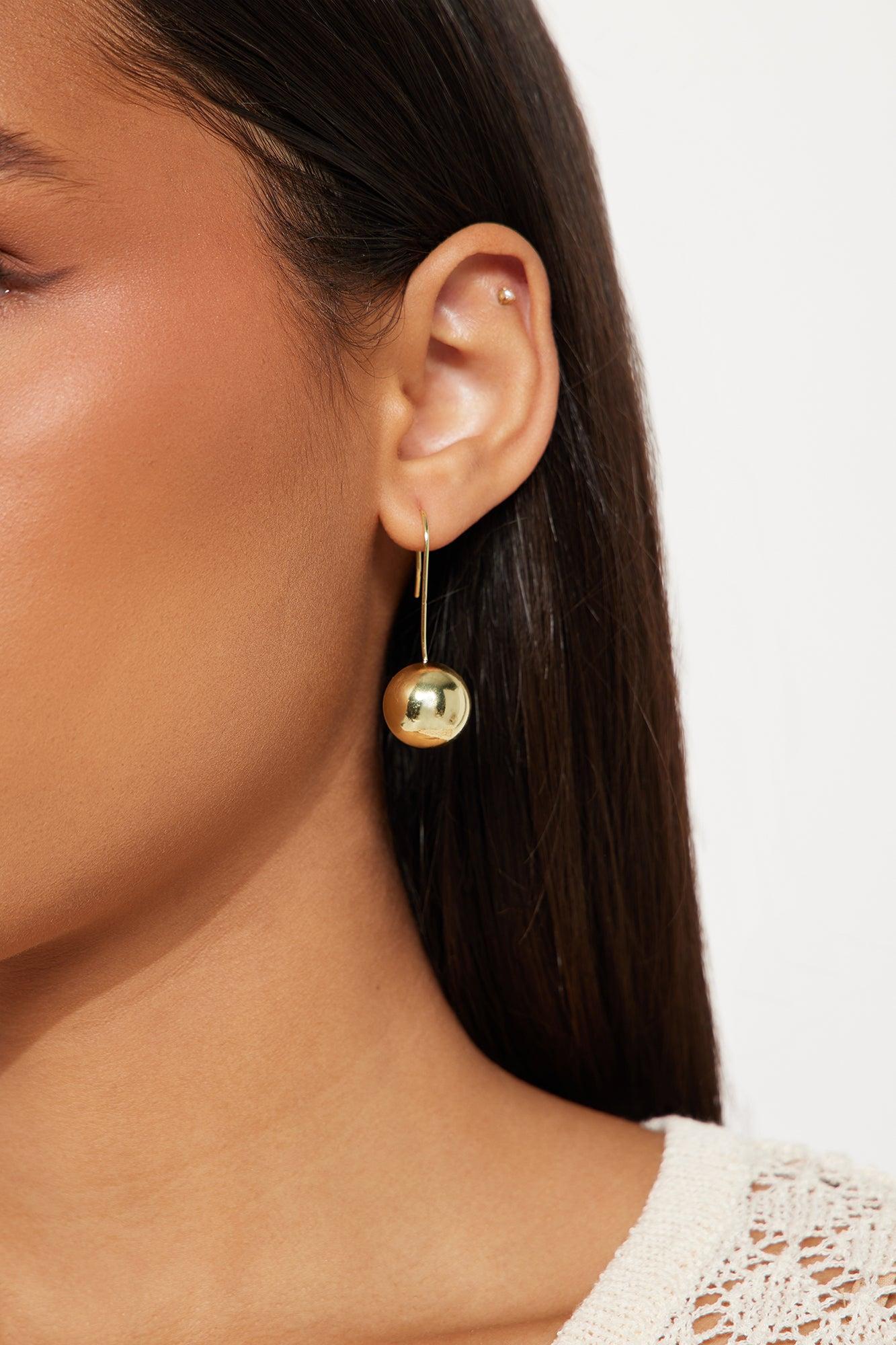 Bali Earrings - Gold Product Image