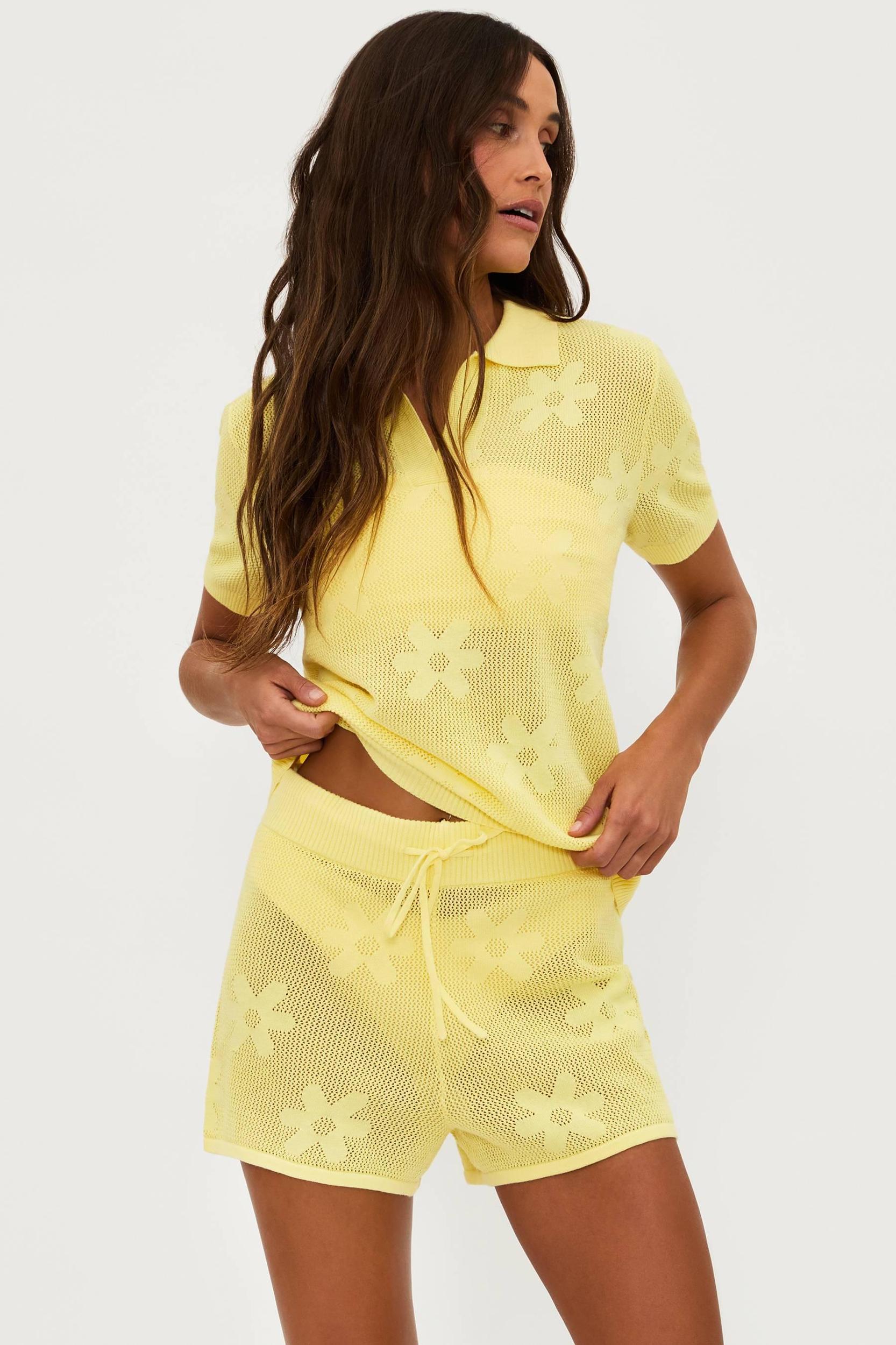 Liliana Top Butter Blossom Jacquard Product Image
