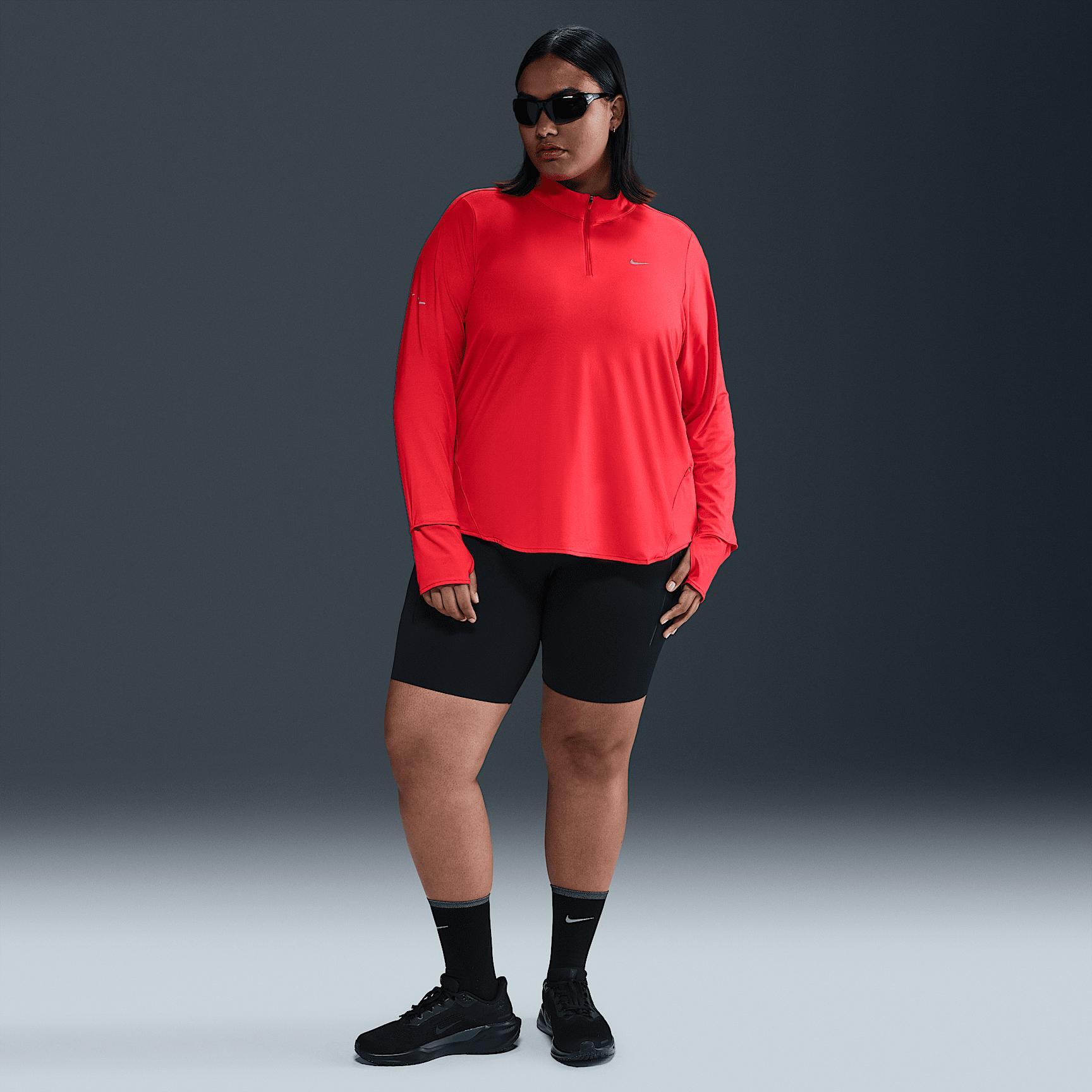 Nike Women's Swift Dri-FIT UV 1/4-Zip Running Top (Plus Size) Product Image