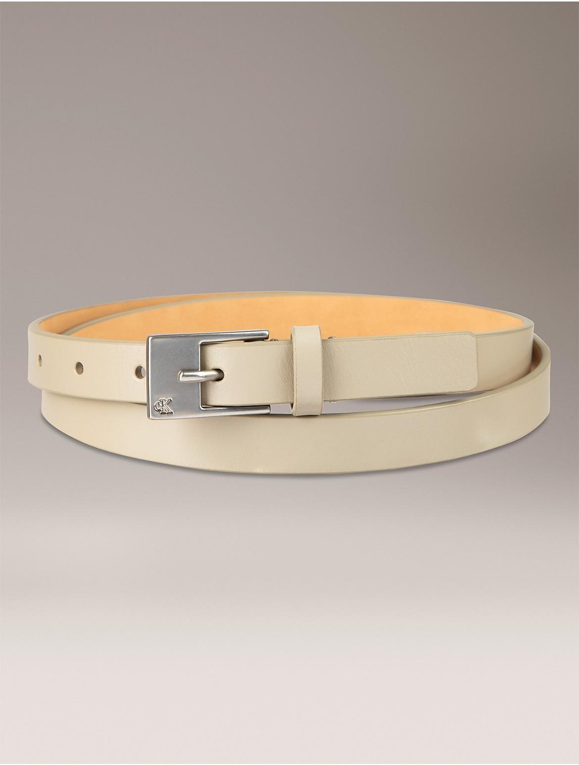 Calvin Klein Womens Slim Harness Buckle Belt - Pink Product Image