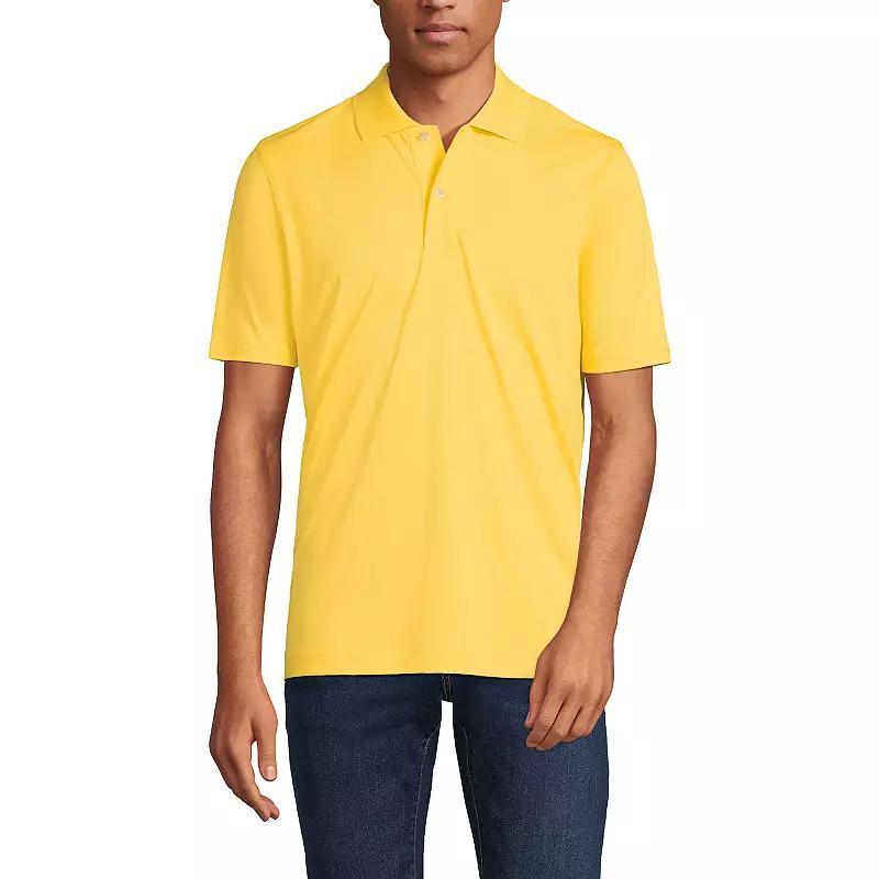 Men's Big Lands' End School Uniform Short Sleeve Polo, Size: 4XB, Rich Red Product Image