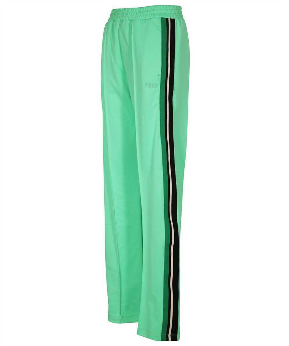 MSGM Striped Sweatpants In Green Product Image