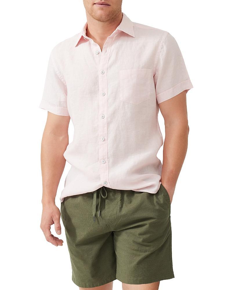 Rodd & Gunn Ellerslie Linen Textured Classic Fit Button-Up Shirt Product Image