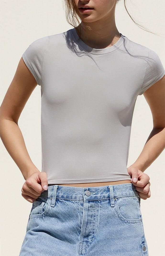 Est. PAC 1980 Women's Treat Yourself Cropped T-Shirt Product Image