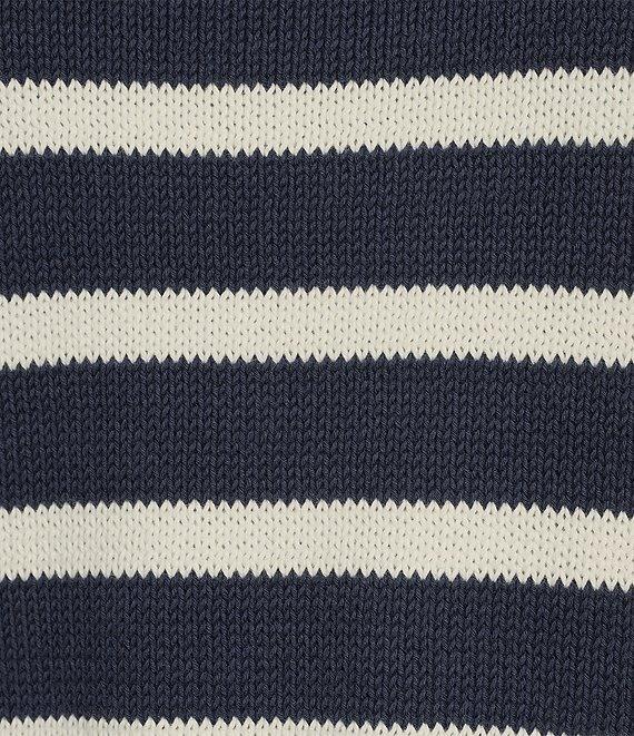 Copper Key Stripe Roll Neck Sweater Product Image