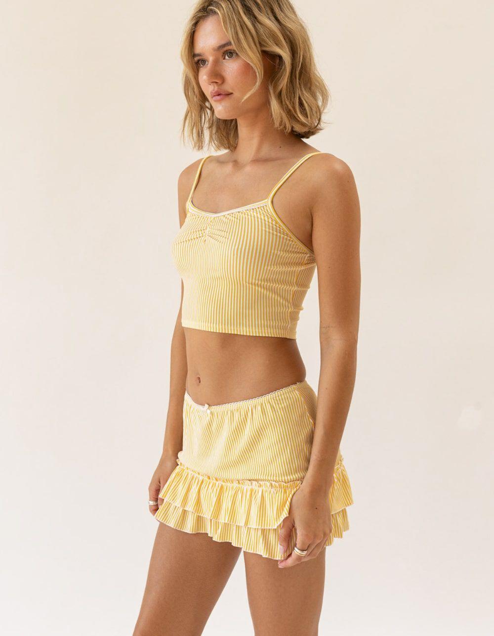 DIPPIN' DAISY'S Summer Nights Skirt - RED Product Image