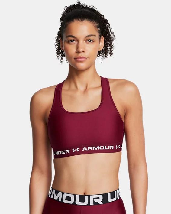 Plus Size Under Armour Crossback 2.0 Medium-Impact Sports Bra, Women's, Size: 1XL, Super Pink Product Image