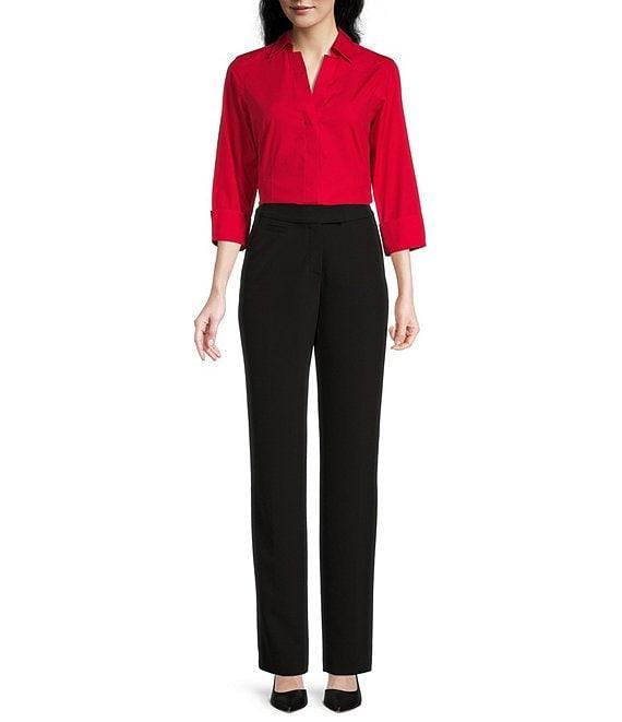 Investments Petite Size the 5TH AVE fit Straight Leg Pants Product Image