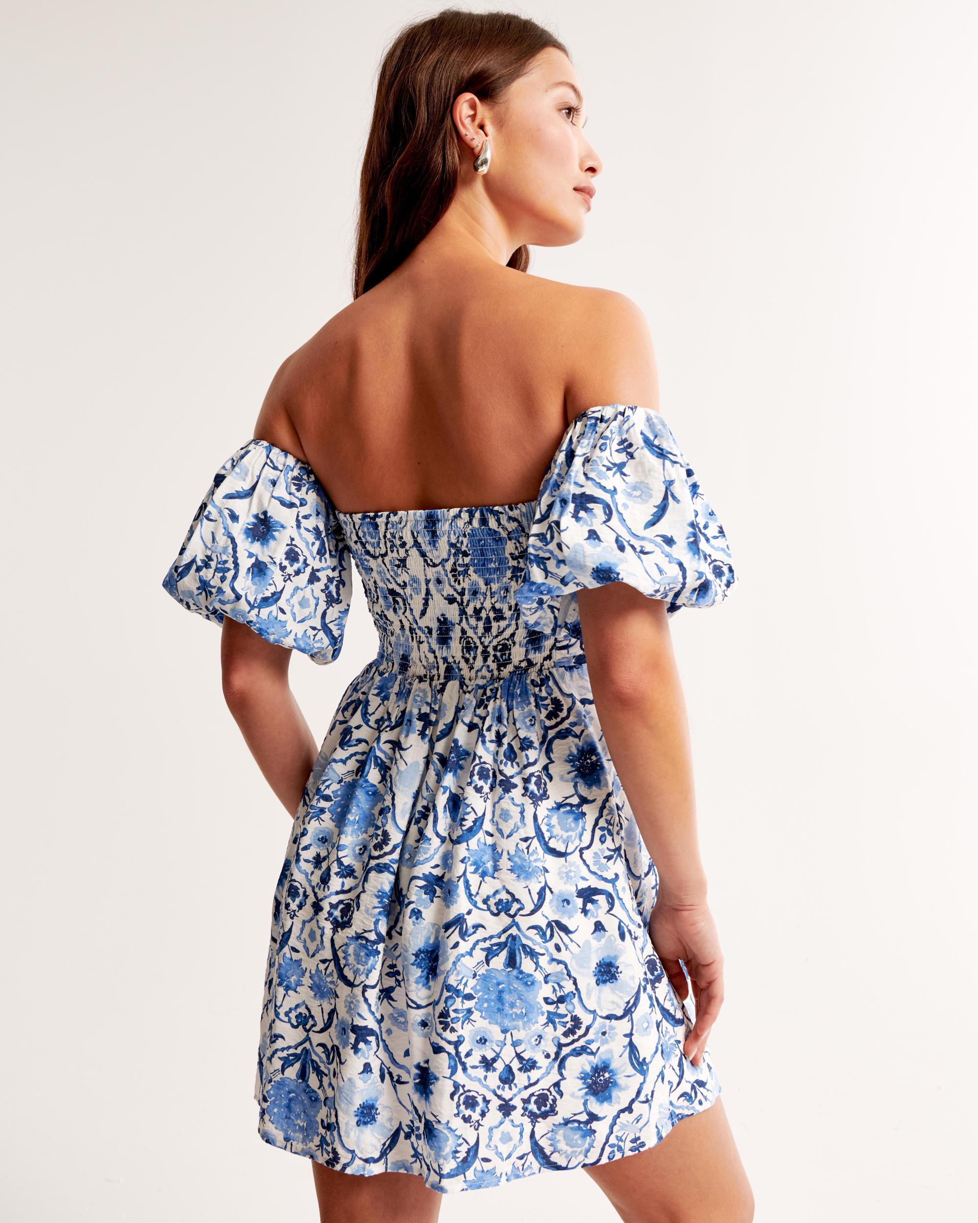 The A&F Emerson Off-The-Shoulder Mini Dress Product Image