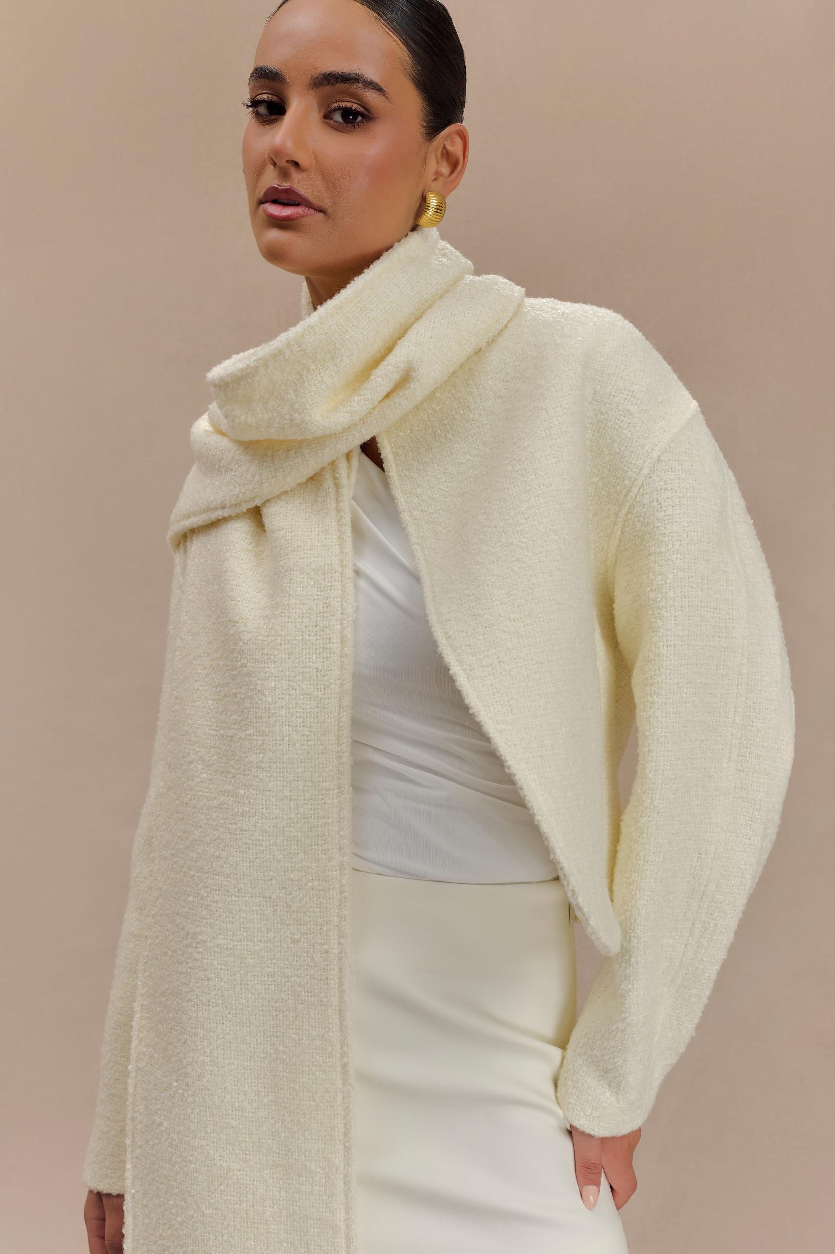 Bree Scarf And Jacket - Ivory Product Image
